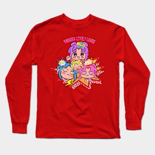 Kawaii  Girls by Yahaira Lovely Loves Long Sleeve T-Shirt